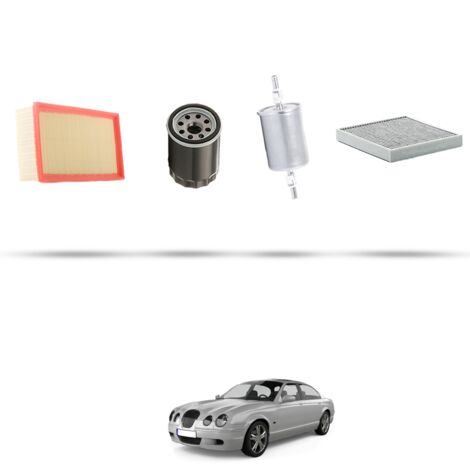 Kit tagliando 4 filtri compatibile con Jaguar S-Type (X200) 4.2 V8 219kw dal 2002 (1/5)