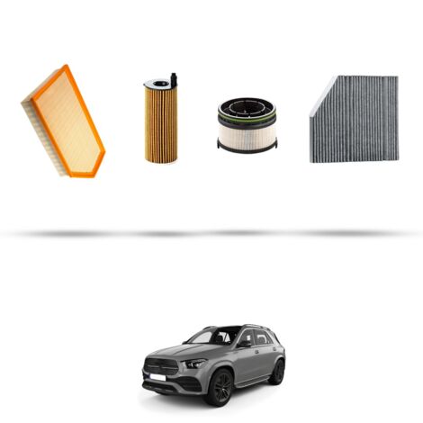 Kit tagliando 4 filtri compatibile con Mercedes Classe GLE (W167) 350d 200kw Dal 2019 (1/5)