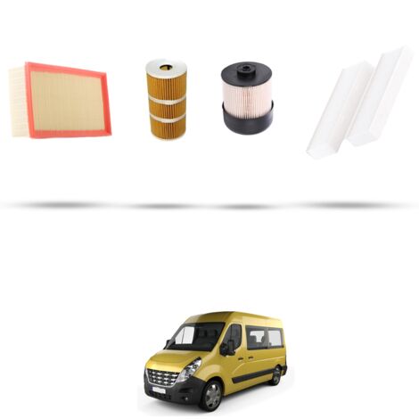Kit tagliando 4 filtri compatibile con Renault Master IV 2.3 dCI 120kw 2014 (1/5)