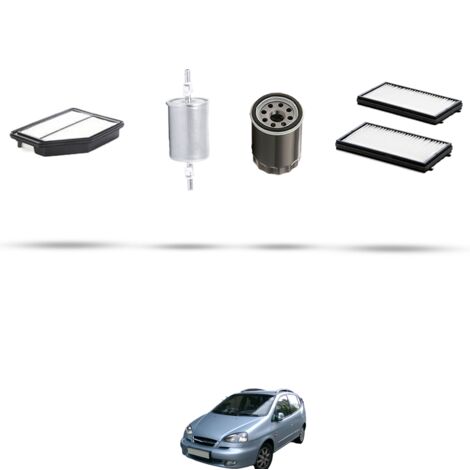 Kit tagliando 4 filtri compatibile con Chevrolet Rezzo 1.8 72Kw dal 2000 (1/5)