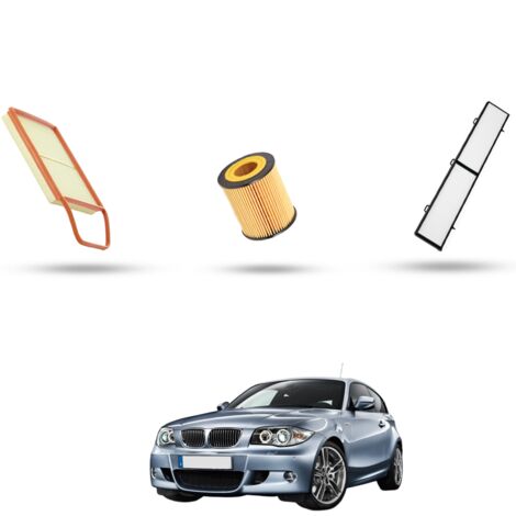 Kit Tagliando 4 filtri compatibile con Bmw Serie 1 (E81,E82,E87,E88) 135i 225kw dal 2007 (1/5)