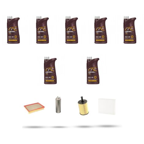 Kit tagliando 4 FILTRI e 7L OLIO compatibile con Vw Transporter 1.9 TDI 62Kw dal 2006 al 2009 (1/5)