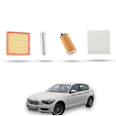 Kit Tagliando 4 filtri compatibile con Bmw serie 1 (F20,F21) 118 d 105kw dal 2011 (1/5)