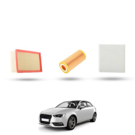 Kit Tagliando 3 filtri compatibile con Audi A3 (8V1,8VK) 2.0 tfsi 140kw dal 2016 (1/4)