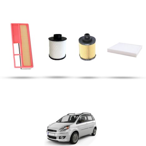 Kit tagliando 4 filtri compatibile con Fiat Idea 1.3 JTD 51kw dal 2004 (1/5)