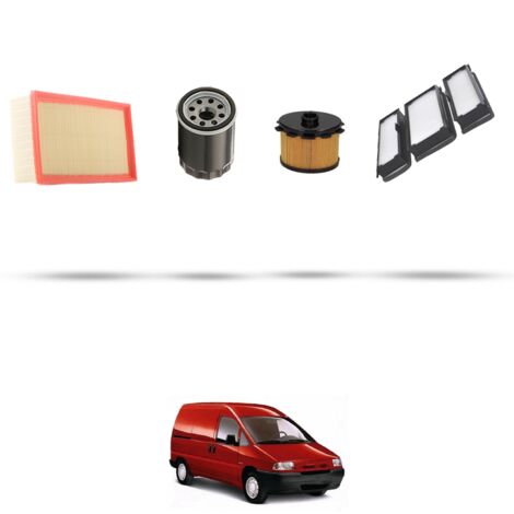 Kit tagliando 4 filtri compatibile con Citroen Dispatch I 1.9d 51kw dal 1998 (1/5)