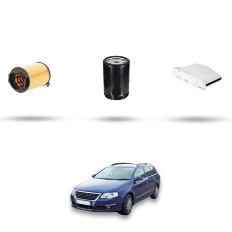 Kit tagliando 3 filtri compatibile con Vw Passat (3c2,3c5) 1.6 16v 75kw Dal 2005 al 2010 (1/4)