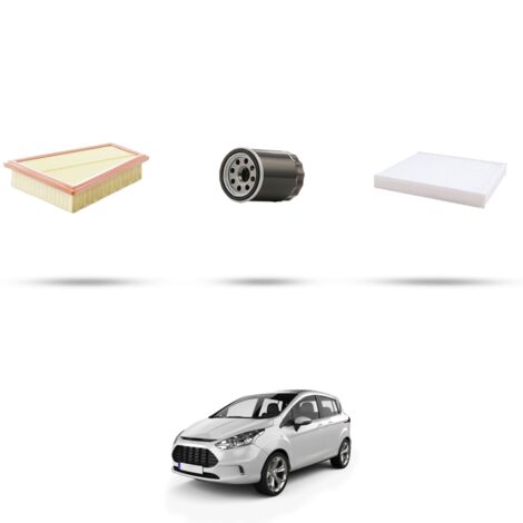 Kit tagliando 3 filtri compatibile con Ford B-Max 1.0 EcoBoost 88kw dal 2012 (1/4)