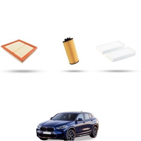 Kit tagliando 3 filtri compatibile con Bmw x2 (F39) 18i 103kw dal 2018 (1/4)