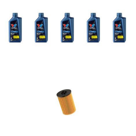 Kit filtro olio e 5L compatibile con VW Tiguan I (5n) 2.0 TDI 81kw Dal 2010 (1/3)