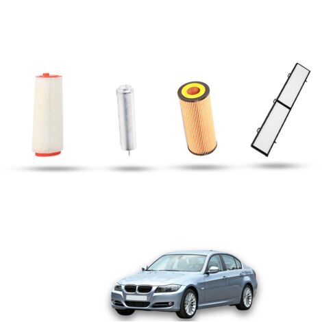 Kit Tagliando 4 filtri compatibile con BMW Serie 3 (E90,E91,E92,E93) 318d 90kw dal 2004 (1/5)