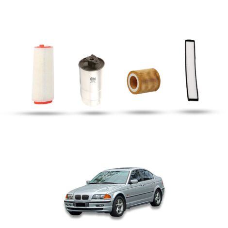 Kit Tagliando 4 filtri compatibile con BMW Serie 3 (E46) 330d 135kw dal 1999 al 2003 (1/5)