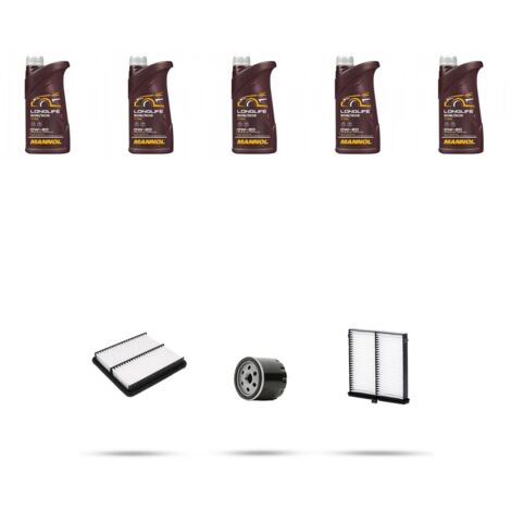Kit tagliando 3 FILTRI e 5L OLIO compatibile con Mazda 2 (DL) E-Skyactiv 85kw Dal 2021 (1/4)