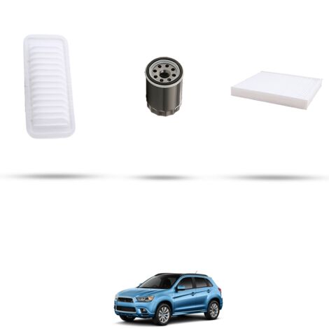 Kit tagliando 3 filtri compatibile con Mitsubshi ASX (GA7W) 1.6 LPG 86kw Dal 2010 (1/4)