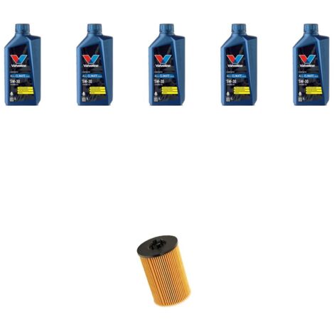 Kit filtro olio e 5L compatibile con VW T-Roc (A1) 1.6 TDI 85kw dal 2018 (1/2)