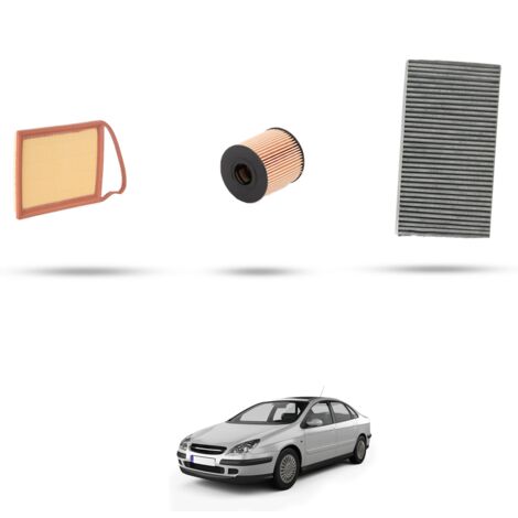 Kit tagliando 3 filtri compatibile con Citroen C5 1.8 16v 92kw dal 2005 (1/4)
