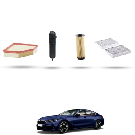 Kit tagliando 4 filtri compatibile con Bmw serie 8 (G15,G16)840d xDrive 235kw dal 2018 (1/5)