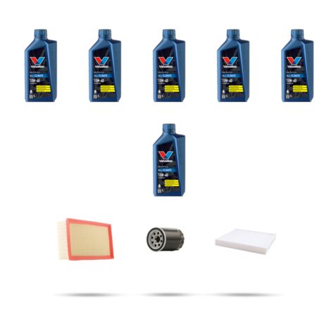 Kit tagliando 3 FILTRI e 6L OLIO compatibile con Volvo S70 2.4 10v 106kw dal 1997 (1/5)