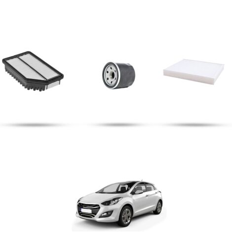 Kit tagliando 3 filtri compatibile con Hyundai i30 (GD) 1.4 73kw dal 2012 (1/4)