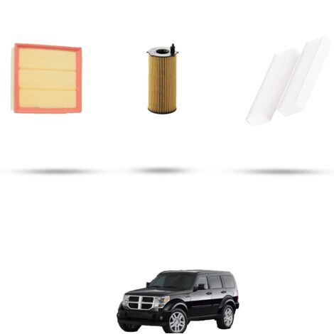 Kit tagliando 3 filtri compatibile con Dodge Nitro 2.8 CRD 130kw dal 2007 (1/4)