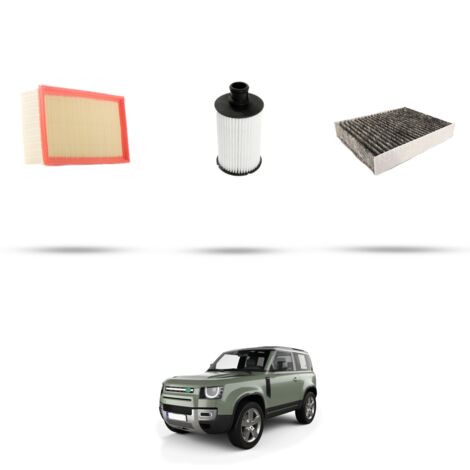 Kit tagliando 3 filtri compatibile con Land Rover Defender (L663) 3.0 D250 MHEV 183kw dal 2020 (1/4)