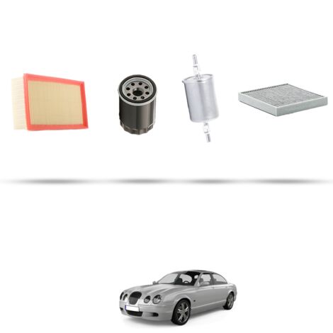 Kit tagliando 4 filtri compatibile con Jaguar S-Type (X200) 2.5 V6 147kw dal 2002 (1/5)
