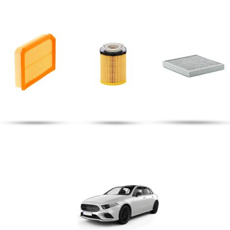Kit tagliando 3 filtri compatibile con Mercedes Classe A (w177) 35 AMG 225kw Dal 2018 (1/4)