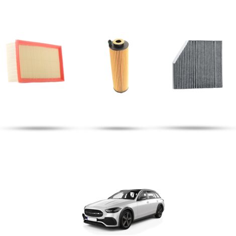 Kit tagliando 3 filtri compatibile con Mercedes Classe C (W206,S206) 400 e 280kw Dal 2022 (1/4)