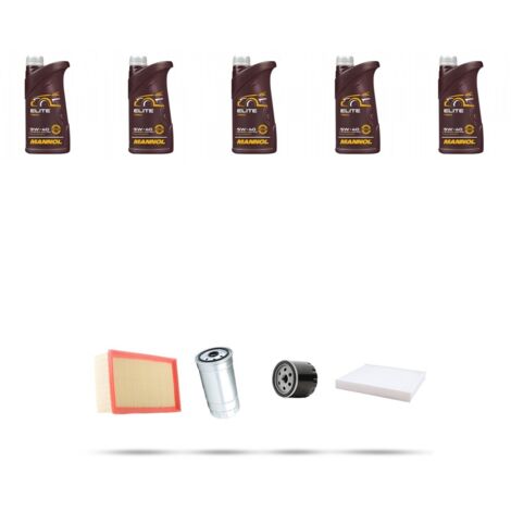 Kit tagliando 3 FILTRI e 5L OLIO compatibile con Fiat Stilo 1.9 JTD 8v 74kw dal 2001 al 2008 (1/5)