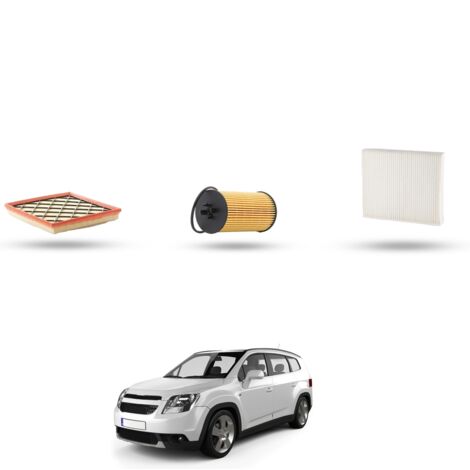 Kit tagliando 3 filtri compatibile con Chevrolet Orlando 1.4 Turbo 103kw dal 2012 (1/4)