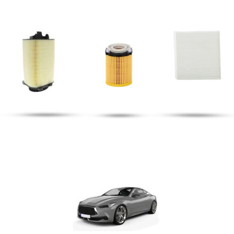 Kit tagliando 3 filtri compatibile con Infiniti Q60 2.0 T 155kw dal 2016 (1/4)
