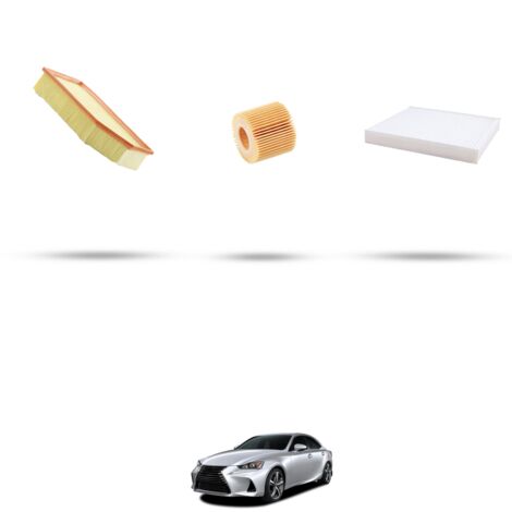 Kit tagliando 3 filtri compatibile con Lexus IS (E3) 250 153kw dal 2013 (1/4)