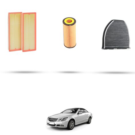 Kit tagliando 3 filtri compatibile con Mercedes E Coupe Cabrio (A207,C207) 350 CGI 215kw dal 2009 (1/4)