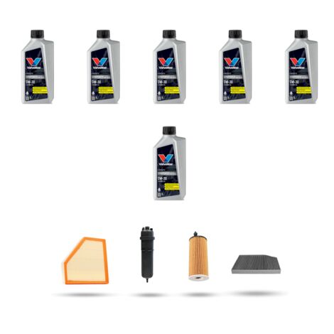 Kit tagliando 4 FILTRI e 6L OLIO compatibile con Bmw serie 3 (G20, G21,G80) 318d hybrid 100kw dal 2020 (1/5)