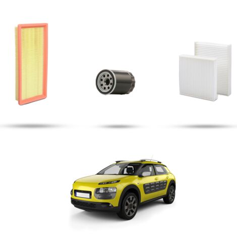 Kit tagliando 3 filtri compatibile con Citroen C4 Cactus 1.2 Puretech 81kw dal 2014 (1/4)