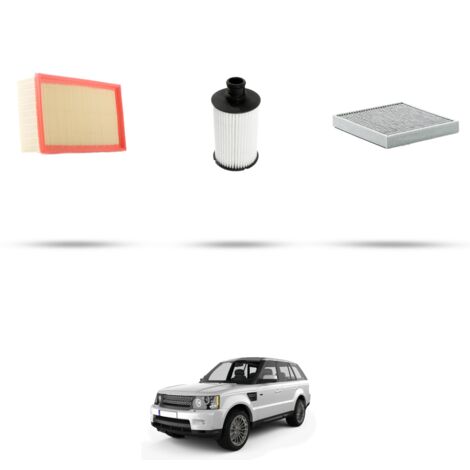 Kit tagliando 3 filtri compatibile con Land Rover Sport (L320) 5.0 V8 276kw dal 2009 (1/4)