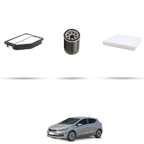 Kit tagliando 3 filtri compatibile con Kia Cee D II (FD) 1.0 T-Gdi 74kw dal 2015 (1/4)
