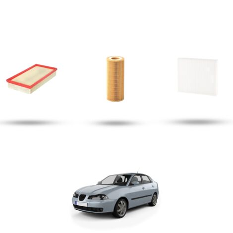Kit tagliando 3 filtri compatibile con Seat Cordoba III 1.2 12v 47kw dal 2002 (1/4)
