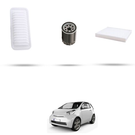 Kit tagliando 3 filtri compatibile con Toyota IQ 1.0 50kw dal 2009 (1/4)