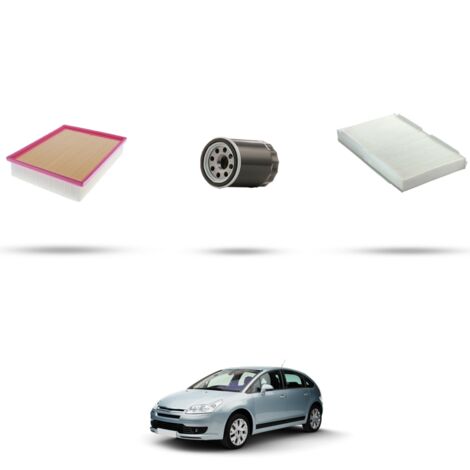 Kit tagliando 3 filtri compatibile con Citroen C4 2.0 16v WT 130kw dal 2004 al 2010 (1/4)