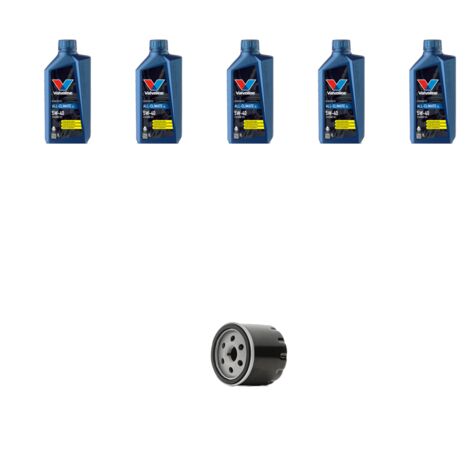 Kit filtro olio e 5L compatibile con Lancia Thesis 2.4 JTD 20V 129kw dal 2003 (1/3)