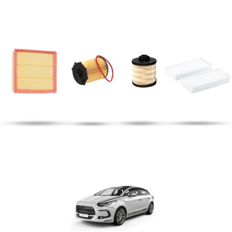 Kit tagliando 4 filtri compatibile con Citroen Ds5 1.6 BlueHDi 85kw dal 2013 (1/5)