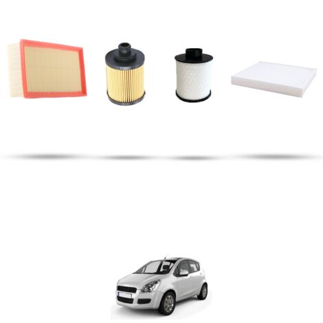 Kit tagliando 4 filtri compatibile con Suzuki Splash 1.3 CDTi 55kw dal 2008 (1/5)