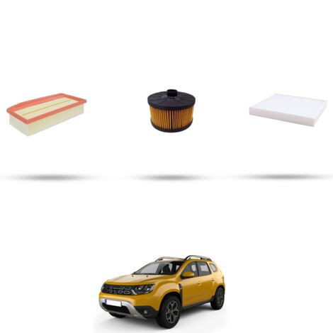 Kit tagliando 3 filtri compatibile con Dacia Duster II 1.0 tce lgp 67kw dal 2021 (1/4)