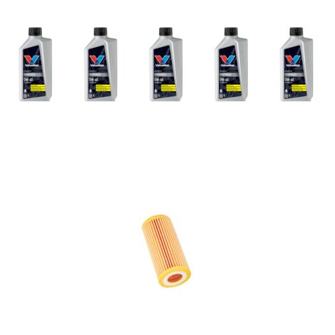 Kit filtro olio e 5L compatibile con Bmw Serie 1 (E81,E82,E87,E88) 120i 110kw dal 2004 al 2007 (1/3)