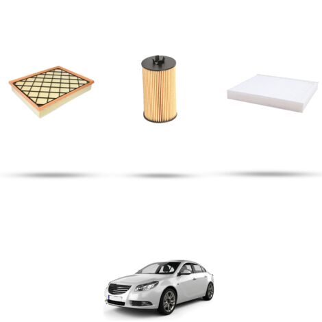 Kit tagliando 3 filtri compatibile con Opel Insigna 1.8 103kw Dal 2008 (1/4)