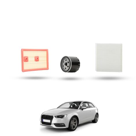 Kit Tagliando 3 filtri compatibile con Audi A3 (8V1,8VK) 1.4 TFSI 8v 90kw dal 2012 (1/4)