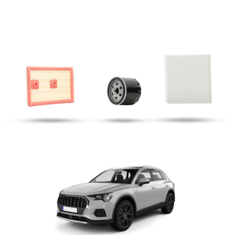 Kit Tagliando 3 filtri compatibile con Audi Q3 (F3B,F3N) 45 TFSI e 110kw dal 2020 (1/4)