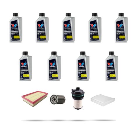 Kit tagliando 4 FILTRI e 9L OLIO compatibile con Ford Transit Custom 2.0 EcoBlue mHEV 125kw dal 2019 (1/5)