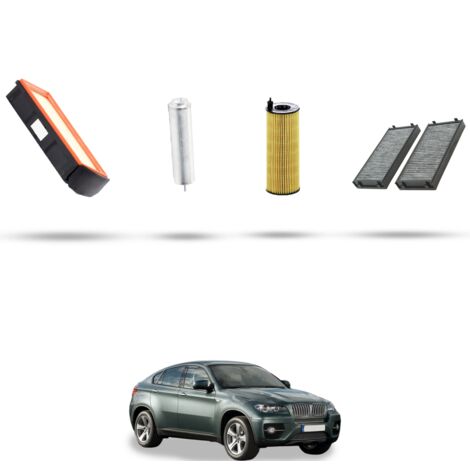 Kit tagliando 4 filtri compatibile con Bmw X6 (E71,E72) M50d 280kw dal 2012 (1/5)
